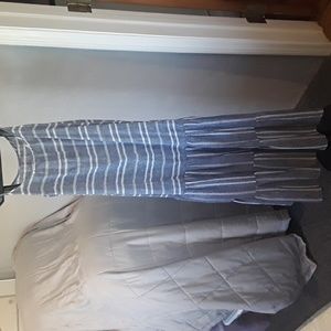 Linen summer dress No Label size large new